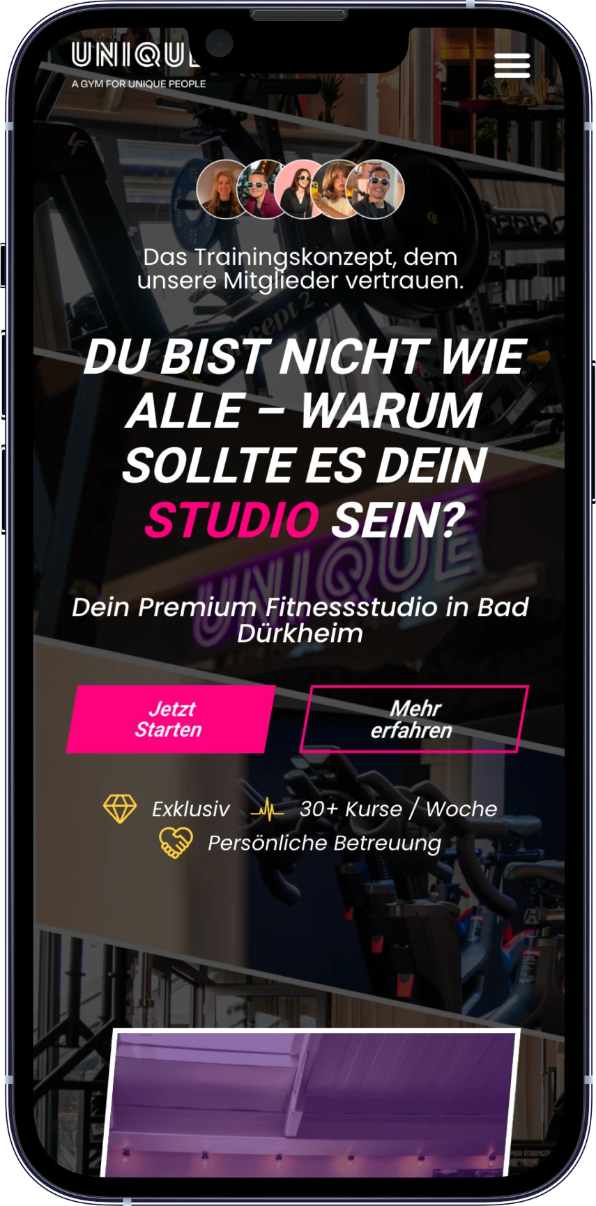 UniqueGYM Mobil